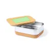 Centered on  lid (12×8cm)  +