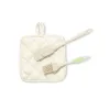 In the handle of the fork (3.5×0.7cm)  +