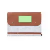 Centered on flap (14×7cm)  +