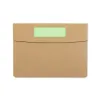 Centered on flap (15×4.5cm)  +
