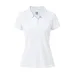 Women White Polo Shirt - Koupan