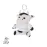 Keyring Teddy - Goose