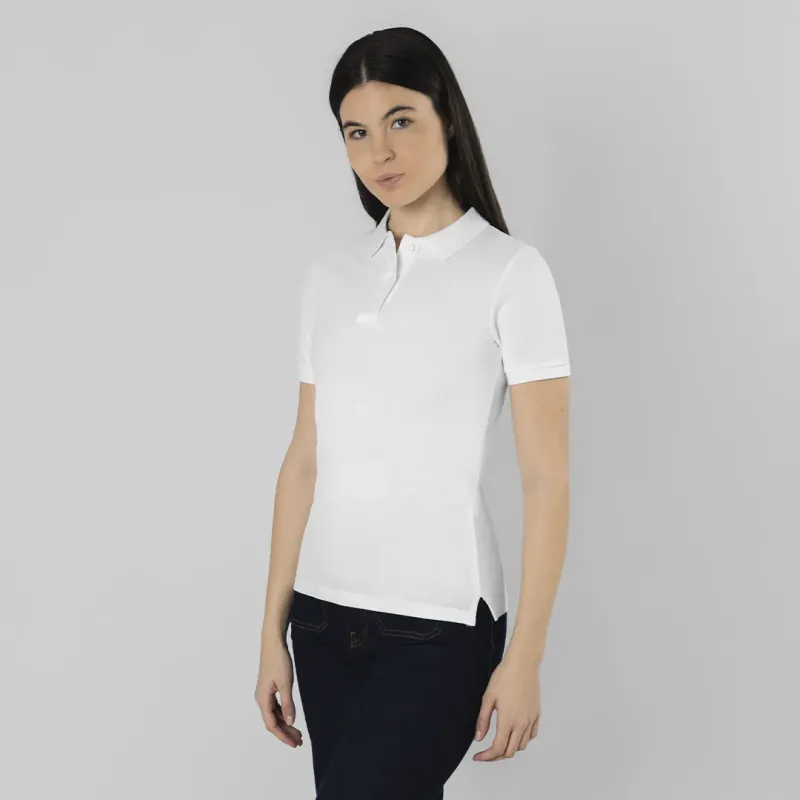 Women White Polo Shirt - Charles