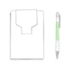 In the body of the pen (5×0.6cm)  +