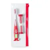 In the toothbrush, under the mouth (0.8×1.8cm)  +