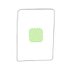 The front (3×3cm)  +