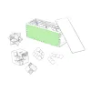 Larger side face (16×6cm)  +