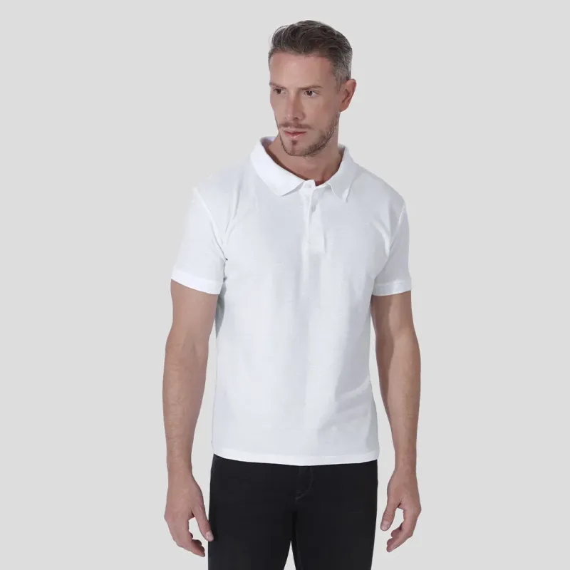 Adult White Polo Shirt 
