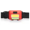 In the body of the flashlight (3×0.5cm)  +