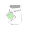 In the carton presentation (2×2cm)  +