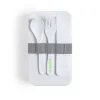 In the handle of the fork (4×0.5cm)  +