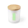 In the body of the candle (1.5×4cm)  +