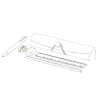 On lateral sharpener (2×0.5cm)  +