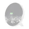 Focused on the center circle (2.3×0.8cm)  +